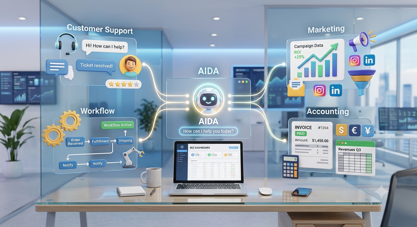 AI for Small Businesses: Real Use Cases in Customer Support, Marketing, Accounting, and Workflow Automation